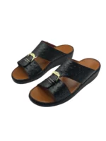 Sandal 2000 leathers black color (Big Size) - Image 3
