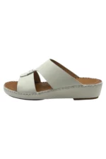 Men Sandal White Leather.70