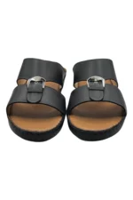 Men Sandal Black Leather.5 - Image 4