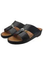 Men Sandal Black Leather.5 - Image 3