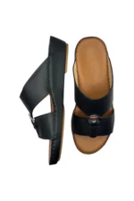 Men Sandal Black Leather.5 - Image 5