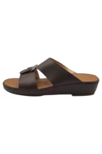 Men Sandal Brown Leather.5