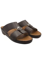 Men Sandal Brown Leather.5 - Image 2