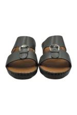 Men Sandal Grey Leather.5 - Image 4