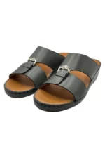 Men Sandal Grey Leather.5 - Image 3