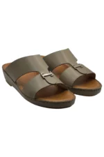 Men Sandal Khaki Leather.70 - Image 2