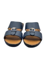 Men Sandal Navy Leather.5 - Image 4