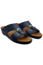 Men Sandal Navy Leather.5 - Image 2