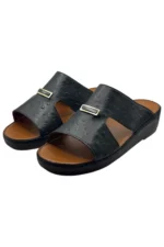 Men Sandal Black Leather.99 - Image 3