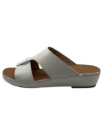 Men Sandal White Leather.4