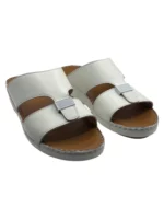 Men Sandal White Leather.4 - Image 2