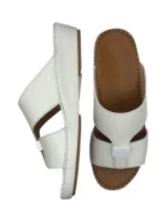 Men Sandal White Leather.4 - Image 3