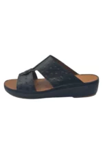 Men Sandal black Leather.90 (Big Size)