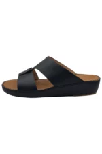 Men Sandal black Leather.70