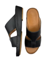 Men Sandal Black Leather.9 - Image 3