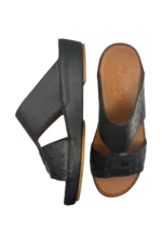 Men Sandal black Leather.90 (Big Size) - Image 5