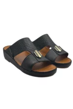 Men Sandal black Leather.80 - Image 2