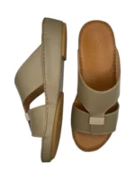 Men Sandal Khaki Leather.8 - Image 3