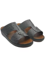 Men Sandal Grey Leather.90 - Image 2