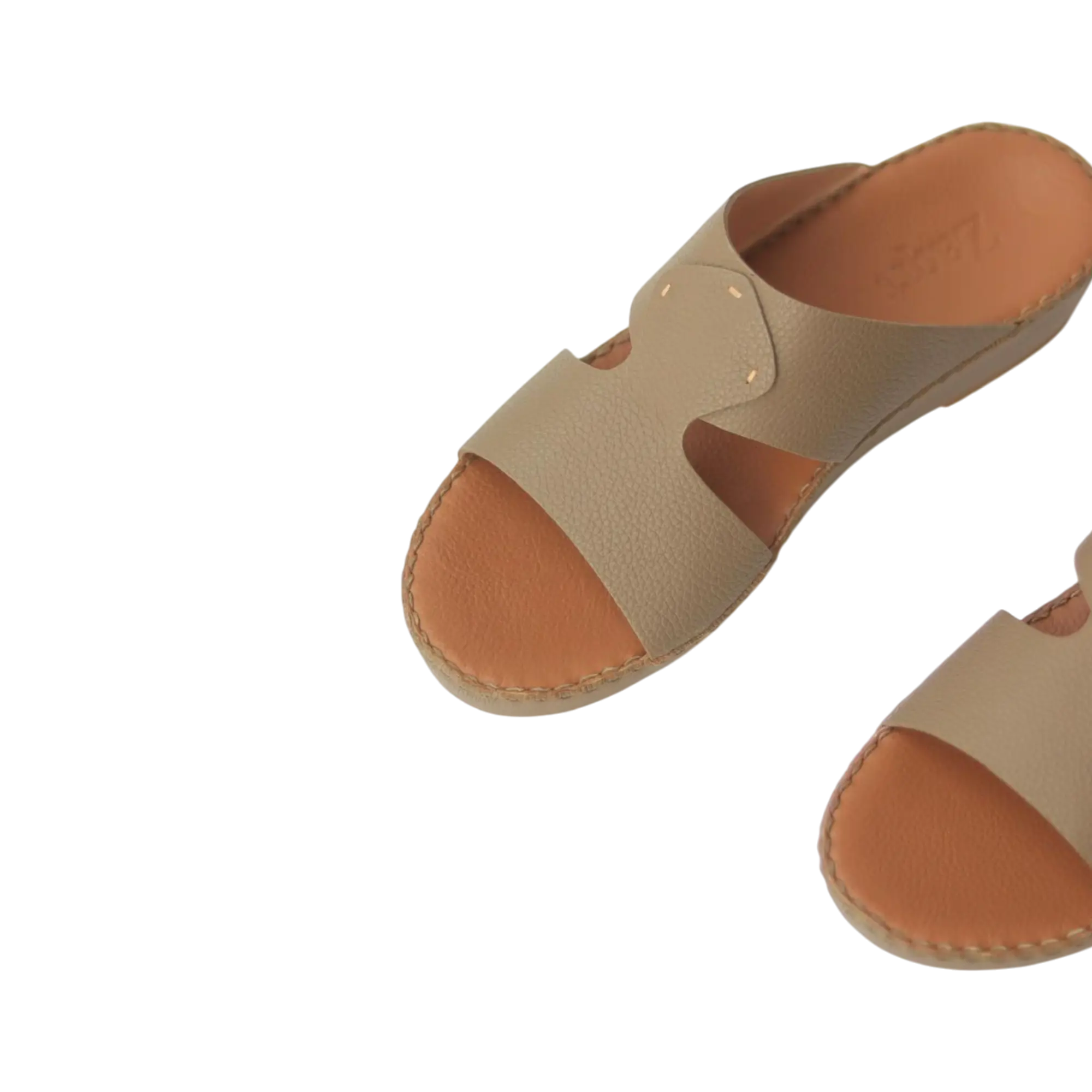 نعال جلد طبيعي خليجي Men’s Leather Sandals - Image 1