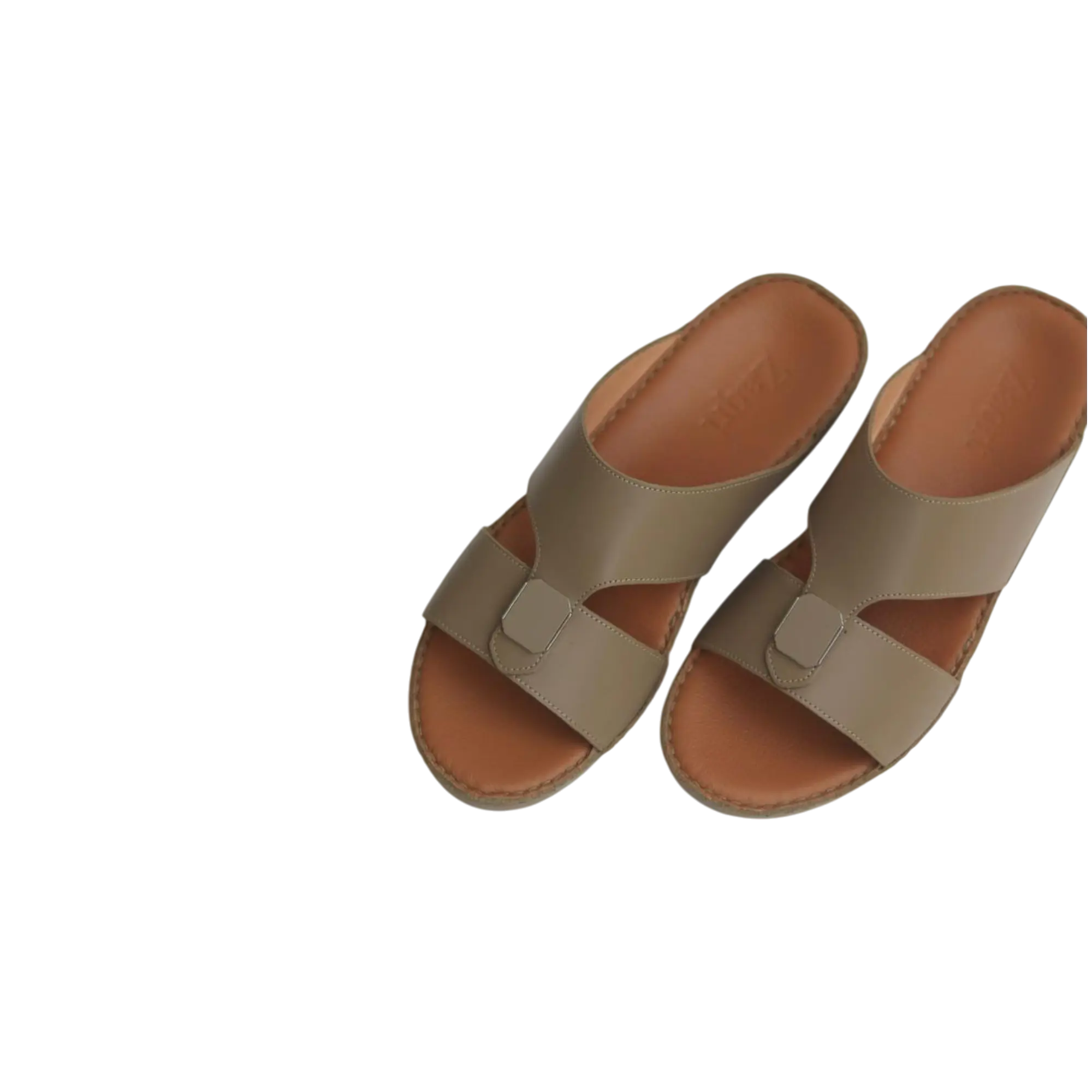 نعال خليجي رجالي مزيج من الأناقة والراحة Men’s Gulf Sandals – Premium Leather - Image 1