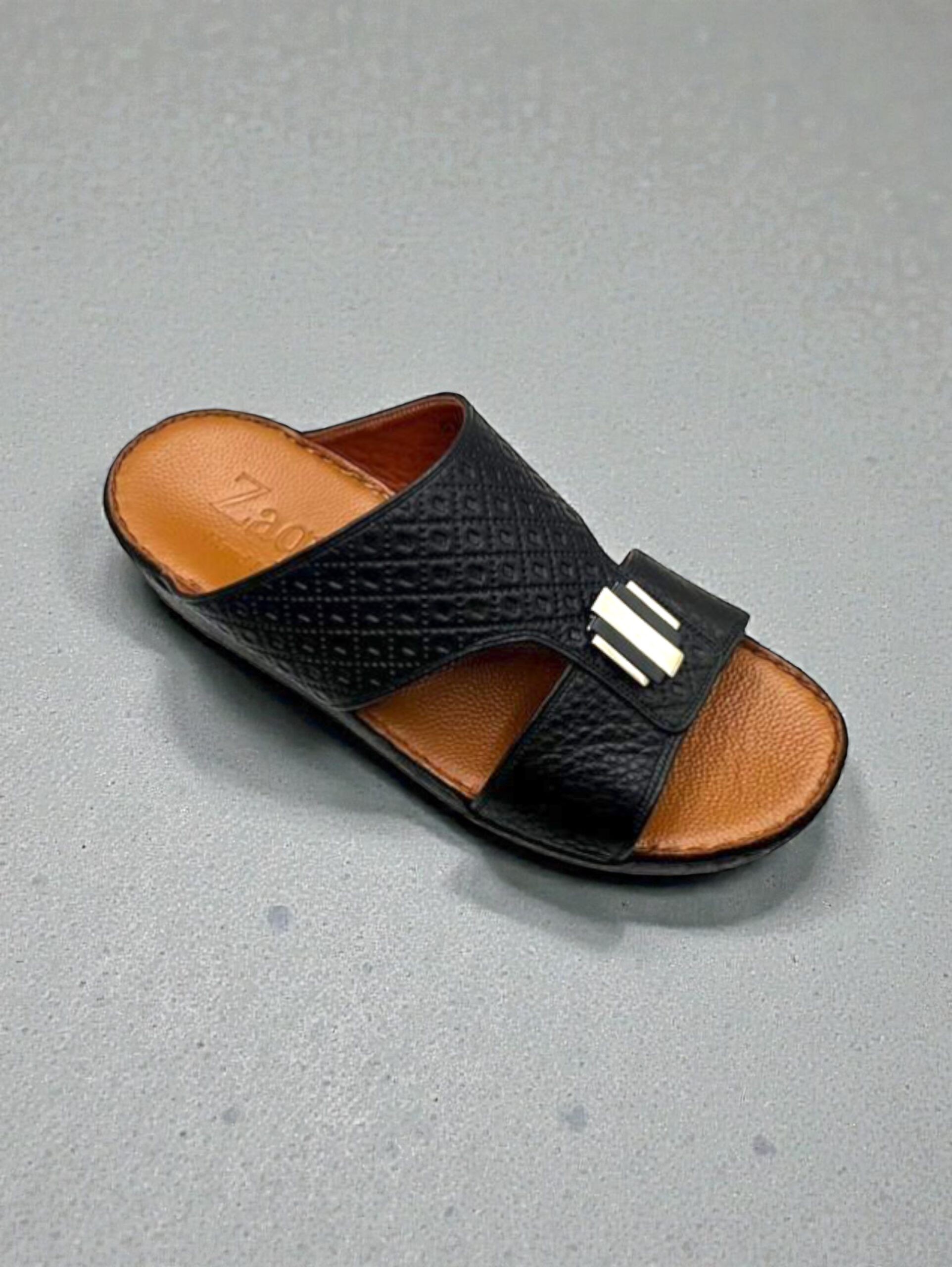 Zaqrt Prime Tower Men Sandals.9 Royal Mens leathers Sandals - الصورة 1